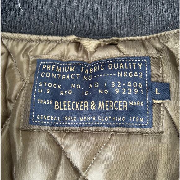 Bleecker & Mercer MA-1 Style Military Patch Bomber (Top Gun) Men’s Large - Picture 6 of 6